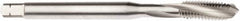Seco - M6x1.00 Metric 3 Flute 6H Modified Bottoming Spiral Flute Tap - Powdered Metal, Bright Finish, 80mm OAL, Right Hand Flute, Right Hand Thread, H6 - Exact Industrial Supply