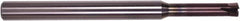 Millstar - 3/16", 1/8" LOC, 1/4" Shank Diam, 3" OAL, 4 Flute, Solid Carbide Square End Mill - Single End, HSN Finish, Right Hand Cut, Right Hand Flute - Benchmark Tooling
