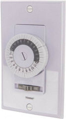 TORK nsi - 30 min Indoor Analog Spring-wound Mechanical Timer - 24 On/Off per wk, 125 VAC, 60 Hz, 2,500 Watts, 48 Modes - Benchmark Tooling