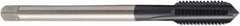 Seco - M33x3.50 Metric 6HX 4 Flute TiAlN Finish Powdered Metal Straight Flute Machine Tap - Modified Bottoming, Right Hand Thread, 180mm OAL, 50mm Thread Length, H6 Limit, Oversize - Exact Industrial Supply