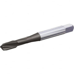 Kennametal - 7/16-14 UNC 3 Flute Modified Bottoming Spiral Flute Tap - Vanadium High Speed Steel, Oxide Finish, 3-5/32" OAL, Right Hand Flute, Right Hand Thread, H3, Series T692 - Benchmark Tooling