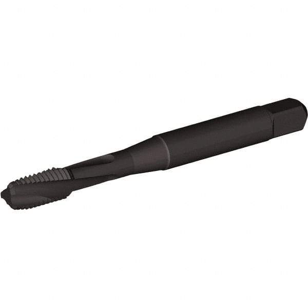 Kennametal - 7/16-20 UNF 3 Flute Bottoming Spiral Flute Tap - Vanadium High Speed Steel, Oxide Finish, 3-5/32" OAL, Right Hand Flute, Right Hand Thread, H3, Series T694 - Benchmark Tooling