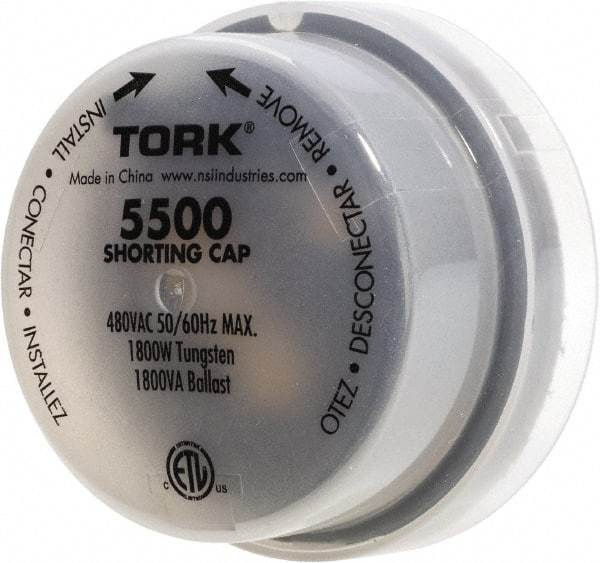 TORK nsi - Sensor Photo Control Shorting Cap - Use with Outdoor Light Fixtures - Benchmark Tooling