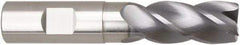 Niagara Cutter - 3/8", 4 Flute, Single End, Solid Carbide, 0.02" Corner Radius End Mill - 3" OAL, Right Hand Flute, 3/4" LOC, Right Hand Cut, 1-1/8" Extended Reach - Benchmark Tooling