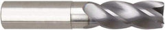 Niagara Cutter - 1", 4 Flute, Single End, Solid Carbide, 0.03" Corner Radius End Mill - 5" OAL, Right Hand Flute, 2" LOC, Right Hand Cut, 3" Extended Reach - Benchmark Tooling