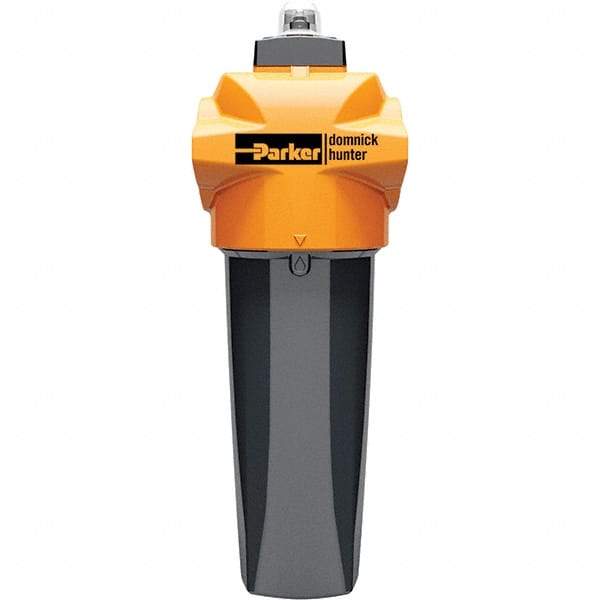 Domnick Hunter - 21 CFM Water, Oil, Particles Filter - 3/8" NPT, 232 psi, Float Drain - Benchmark Tooling