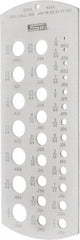 SPI - Drill Gages Minimum Hole Size (Inch): 1/16 Maximum Hole Size (Inch): 1/2 - Benchmark Tooling