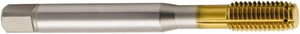 Seco - M12x1.75 Metric 6HX H6 Thread Limit Modified Bottoming Thread Forming Tap - Vanadium High Speed Steel, TiN Finish, 110mm OAL, 23mm Thread Length, Right Hand Thread - Benchmark Tooling