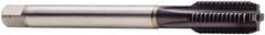 Seco - M27x3.00 Metric 6HX 4 Flute TiAlN Finish Powdered Metal Straight Flute Machine Tap - Modified Bottoming, Right Hand Thread, 160mm OAL, 38mm Thread Length, H6 Limit, Oversize, Through Coolant - Exact Industrial Supply