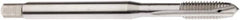 Seco - M4x0.70 Metric, 2 Flute, Bright Finish, Cobalt Spiral Point Tap - Plug Chamfer, Right Hand Thread, 63mm OAL, 0.4724" Thread Length, 4.5mm Shank Diam, 6H Class of Fit - Exact Industrial Supply
