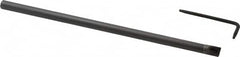 Hertel - 0.3" Min Bore Diam, 6" OAL, 1/4" Shank Diam, HBBF Indexable Boring Bar - 2-1/2" Max Bore Depth, TD.. Insert, Screw Holding Method - Benchmark Tooling