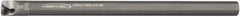 Hertel - 0.438" Min Bore Diam, 5" OAL, 3/8" Shank Diam, HBBQ Indexable Boring Bar - 1-1/2" Max Bore Depth, TPC.. Insert, Screw Holding Method - Benchmark Tooling