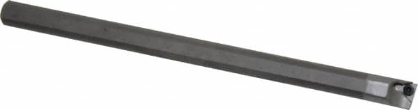 Hertel - 0.563" Min Bore Diam, 8" OAL, 1/2" Shank Diam, HBBQ Indexable Boring Bar - 5" Max Bore Depth, TPC.. Insert, Screw Holding Method - Benchmark Tooling