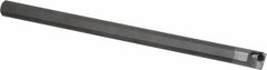 Hertel - 0.563" Min Bore Diam, 8" OAL, 1/2" Shank Diam, HBBQ Indexable Boring Bar - 5" Max Bore Depth, TPC.. Insert, Screw Holding Method - Benchmark Tooling