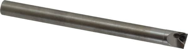 Hertel - 0.563" Min Bore Diam, 6" OAL, 1/2" Shank Diam, HBBQ Indexable Boring Bar - 2" Max Bore Depth, TPC.. Insert, Screw Holding Method - Benchmark Tooling