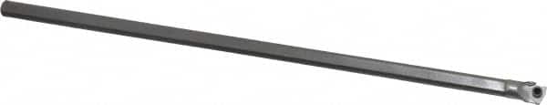 Hertel - 0.26" Min Bore Diam, 6" OAL, 3/16" Shank Diam, HBBG Indexable Boring Bar - 1.87" Max Bore Depth, WPGT Insert, Screw Holding Method - Benchmark Tooling