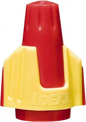 Ideal - 2, 18 to 4, 10 AWG, 600 Volt, Flame Retardant, Wing Twist on Wire Connector - Red & Yellow, 221°F - Benchmark Tooling