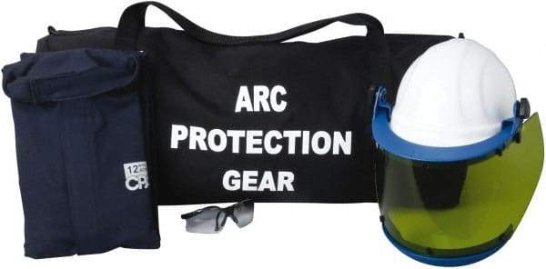 PRO-SAFE - Size M, 2 HRC, Arc Flash Clothing Kit - 12 cal per Sq cm, Hard Cap Protection - Benchmark Tooling