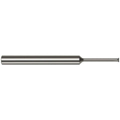 Harvey Tool - 0.055" Diam 90° 0.004" Chamfer 4-Flute Solid Carbide Back Chamfer - Exact Industrial Supply