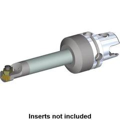 Kennametal - NG2L Insert, 110mm Head Length, Modular Grooving Cutting Unit Head - Right Hand Cut, System Size KM40, Through Coolant, Series Top Notch - Benchmark Tooling