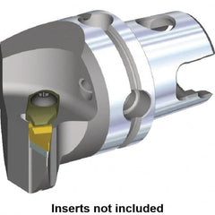 Kennametal - V.GR.. Insert, 40mm Head Length, Modular Grooving Cutting Unit Head - Right Hand Cut, System Size KM40, Through Coolant, Series Top Notch - Benchmark Tooling
