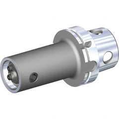 Kennametal - KM4X100/KM80 System Size, Modular Tool Holding System Adapter - 3-15/16" Projection, 80mm Body Diam, Through Coolant - Exact Industrial Supply