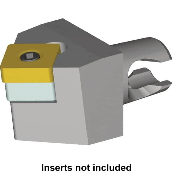 Kennametal - Neutral Cut, Size KM16, SN.. Insert Compatiblity, Modular Turning & Profiling Cutting Unit Head - 20mm Head Length, Series KM Micro - Benchmark Tooling