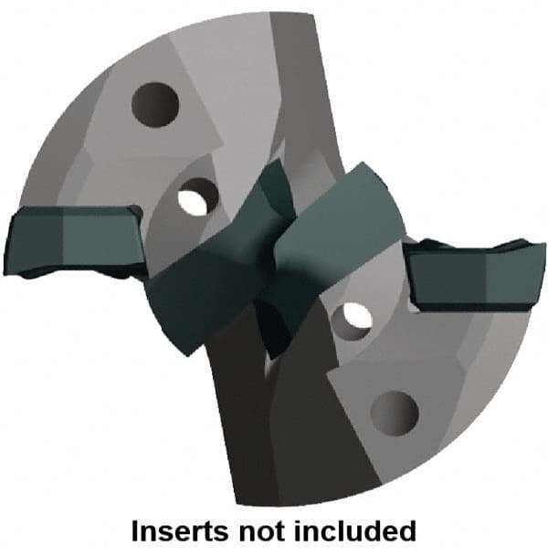 Kennametal - Series KSEM Plus, Head Connection FDS28, 31mm Max Diam Pilot Insert Drill Head - 17mm Pilot Drill Diam, 22mm Head Length - Benchmark Tooling