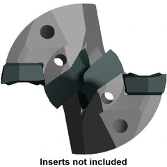 Kennametal - Series KSEM Plus, Head Connection FDS28, 31mm Max Diam Pilot Insert Drill Head - 17mm Pilot Drill Diam, 22mm Head Length - Benchmark Tooling