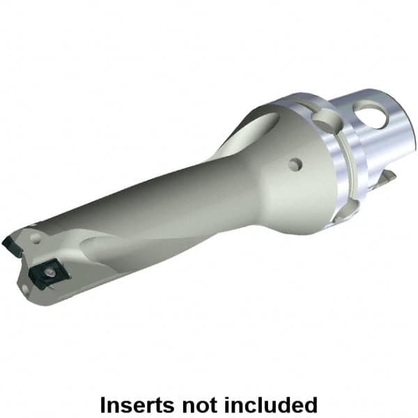 Kennametal - 57mm Max Drill Depth, 3xD, 19mm Diam, Indexable Insert Drill - KM40 Modular Connection Shank - Benchmark Tooling