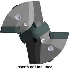 Kennametal - Series KSEM Plus, Head Connection FDS32, 32mm Max Diam Pilot Insert Drill Head - 15mm Pilot Drill Diam, 25mm Head Length - Benchmark Tooling