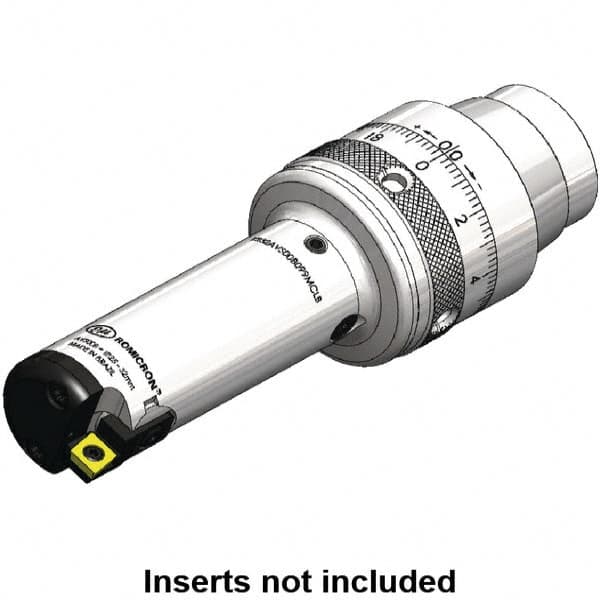 Kennametal - Neutral Hand Cut, 42mm Min Bore Diam, Size KR32 Modular Boring Cutting Unit Head - 3-15/16" Max Bore Depth, Through Coolant - Benchmark Tooling