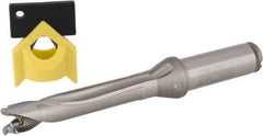 Kennametal - 13.1 to 13.49mm Diam, 5xD, 67.56mm Max Depth, 15.88mm Shank Diam, 3.41" Flute, 139.95mm OAL, Replaceable Tip Drill - P Seat Size, KTIP Toolholder, Series KenTIP - Benchmark Tooling