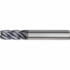 Kennametal - 14mm, 4 Flute, Single End, Solid Carbide, Corner Chamfer End Mill - 83mm OAL, 38° Helix, Right Hand Flute, 26mm LOC, Right Hand Cut - Benchmark Tooling