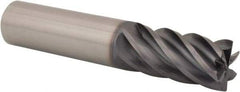 Kennametal - 20mm, 6 Flute, Single End, Solid Carbide, 0.75mm Corner Radius End Mill - 104mm OAL, 38° Helix, Right Hand Flute, 38mm LOC, Right Hand Cut - Benchmark Tooling