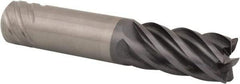 Kennametal - 20mm, 6 Flute, Single End, Solid Carbide, 0.75mm Corner Radius End Mill - 104mm OAL, 38° Helix, Right Hand Flute, 38mm LOC, Right Hand Cut - Benchmark Tooling