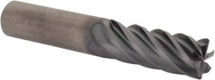Kennametal - 1/2", 6 Flute, Single End, Solid Carbide, 0.06" Corner Radius End Mill - 3" OAL, 38° Helix, Right Hand Flute, 1" LOC, Right Hand Cut - Benchmark Tooling