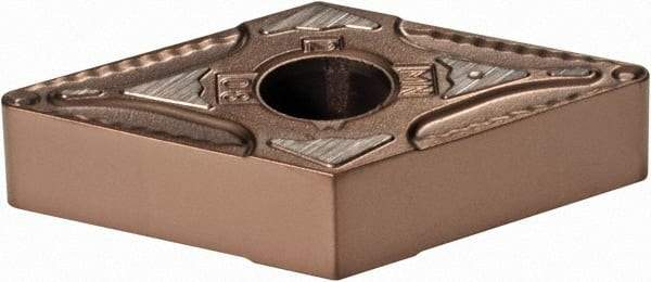 Kennametal - DNMG432 MN Grade KCP25B Carbide Turning Insert - TiCN/Al2O3/TiOCN Finish, 55° Diamond, 1/2" Inscr Circle, 3/16" Thick, 1/32" Corner Radius - Benchmark Tooling