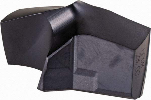 Kennametal - Series KSEM Plus, 28mm Diam Grade KCPM45 140° Replaceable Drill Tip - Carbide, TiAlN Finish, 6 Seat Size - Benchmark Tooling