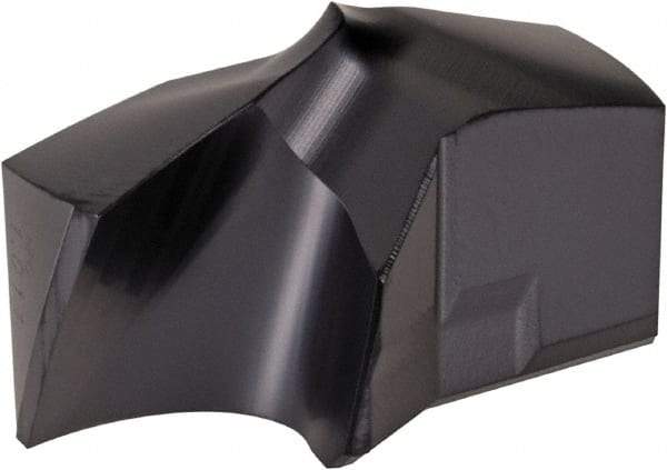 Kennametal - Series KSEM Plus, 25.67mm Diam Grade KCPM45 140° Replaceable Drill Tip - Carbide, TiAlN Finish, 5 Seat Size - Benchmark Tooling