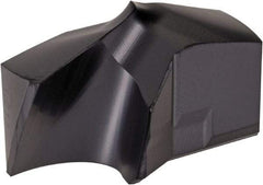 Kennametal - Series KSEM Plus, 25.67mm Diam Grade KCPM45 140° Replaceable Drill Tip - Carbide, TiAlN Finish, 5 Seat Size - Benchmark Tooling