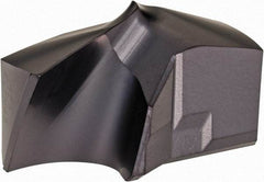 Kennametal - Series KSEM Plus, 24mm Diam Grade KCPM45 140° Replaceable Drill Tip - Carbide, TiAlN Finish, 4 Seat Size - Benchmark Tooling