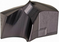 Kennametal - Series KSEM Plus, 23mm Diam Grade KCPM45 140° Replaceable Drill Tip - Carbide, TiAlN Finish, 4 Seat Size - Benchmark Tooling