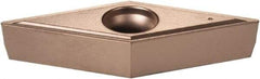 Kennametal - VBMT331 LF Grade KCP25B Carbide Turning Insert - TiCN/Al2O3/TiOCN Finish, 35° Diamond, 3/8" Inscr Circle, 3/16" Thick, 1/64" Corner Radius - Benchmark Tooling