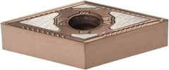 Kennametal - DNMG431 FN Grade KCK15B Carbide Turning Insert - TiCN/Al2O3/TiOCN Finish, 55° Diamond, 1/2" Inscr Circle, 3/16" Thick, 1/64" Corner Radius - Benchmark Tooling