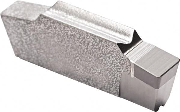 Seco - 160304LCGN LF Grade CBN010, 3mm Cutting Width PCBN Grooving Insert - 2.5mm Max Depth of Cut, Neutral, 0.4mm Corner Radius, Uncoated - Benchmark Tooling