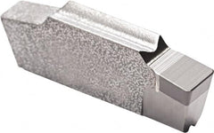 Seco - 160304LCGN LF Grade CBN010, 3mm Cutting Width PCBN Grooving Insert - 2.5mm Max Depth of Cut, Neutral, 0.4mm Corner Radius, Uncoated - Benchmark Tooling