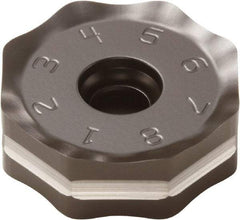 Seco - ONMU090520 ME12 Grade MS2500 Carbide Milling Insert - TiCN/Al2O3 Finish, 0.228" Thick, 0.472" Inscribed Circle - Benchmark Tooling