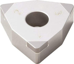 Seco - WNGA432 WZ-C Grade CBN010 CBN Turning Insert - 80° Trigon, 1/2" Inscr Circle, 3/16" Thick, 1/32" Corner Radius - Benchmark Tooling