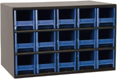 Akro-Mils - 15 Drawer, Small Parts Cabinet - 11" Deep x 17" Wide x 11" High - Benchmark Tooling